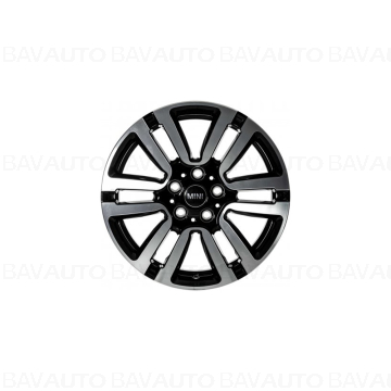 Janta aliaj usor - Rail Spoke 497 - Bicolor Negru/Argintiu (Jet Black Sol. Paint / Bright Turned) - 7Jx17 ET:54 - Mini Cabrio F57, F55, F56	