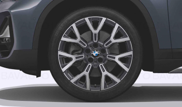 Janta aliaj usor - Y Spoke 580 - Gri (OrbitGrey) - 8Jx19 ET:47 - BMW X1 F48 F49, X2 F39