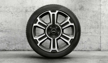 Janta aliaj usor - Turnstyle Spoke 558 - Bicolor Gri/Argintiu (Spectre Grey / Bright Turned) - 8Jx19 ET:47 - Mini Countryman F60	