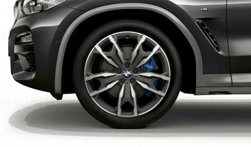 36108073791 - Janta aliaj usor - M Performance Double-Spoke 787M - Bicolor Gri (Orbitgrey/Bright Turned) - 8Jx20 ET:27 - BMW X3 G01 G08, X4 G02 - Original BMW