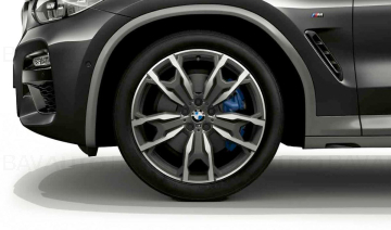 36108073791 - Janta aliaj usor - M Performance Double-Spoke 787M - Bicolor Gri (Orbitgrey/Bright Turned) - 8Jx20 ET:27 - BMW X3 G01 G08, X4 G02 - Original BMW