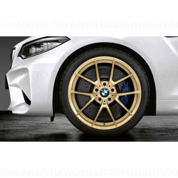  Janta aliaj usor - M Performance Y-Spoke 763M - Auriu (Frozen Gold) - 9Jx19 ET:29 - BMW Seria 2 F87 M2 LCI - punte fata