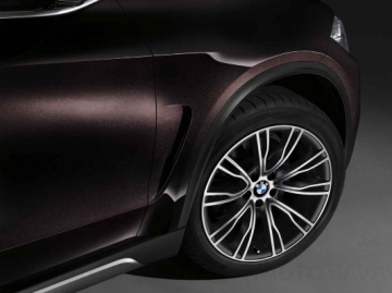 Janta din aliaj usor - Individual V-Spoke 551 - Bicolor Gri (Orbit Grey / Bright Polished) - 11Jx20 ET:37 - BMW X5 F15, X6 F16	