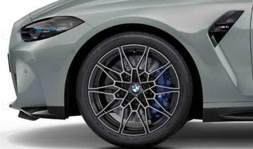 36108093837 -  Janta aliaj usor - M Performance Double Spoke 826M - Bicolor Negru (Jet Black Uni/Bright Turned) - 10,5Jx20 ET:20 - BMW Seria 3 G80M3 G81M3, Seria 4 G82M4 G83M4	 - Original BMW