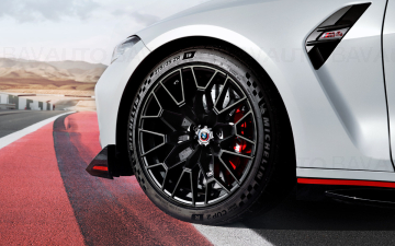 36108093841 - Janta aliaj punte spate BMW 827M - black matt - BMW G80 M3 CS, G82 M4 CSL - Original BMW