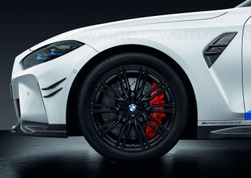 36108093844 - Janta aliaj usor - M Performance Double Spoke 829M - Negru (Jet Black Matt) - 9Jx19 ET:20 - BMW Seria 2 G87M2, Seria 3 G80M3 G81M3, Seria 4 G82M4 G83M4 - Original BMW