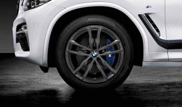 36108093921 - Janta aliaj usor - M Performance Double-Spoke 698M - Gri (Orbitgray) - 7,5Jx19 ET:32 - BMW X3 G01 G08, X4 G02 - Original BMW