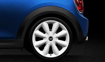 Janta aliaj usor - Turbo Fan R126 - Alb (White) - 7,5Jx18 ET:52 - Mini Countryman R60, Paceman R61	