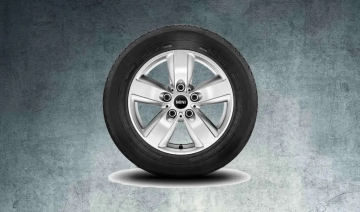 Janta aliaj usor - 5-Star Air Spoke 140 - Argintiu (Silver) - 6,5x16 ET:46 - Mini Countryman R60, Paceman R61