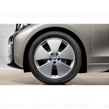 36110047998 - Roata completa de iarna - Star Spoke 427 - Bridgestone Blizzak LM-500* (BMW) - 155/70R19 88Q XL - TPMS / RDCi - BMW i3 I01 (Pentru autoturisme i3 incepand cu 07/19) - Original BMW