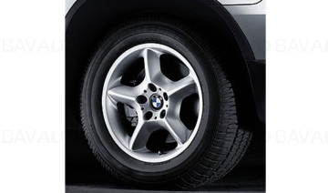 Janta aliaj usor - Star Spoke 57 - Argintiu (Silver) - 7,5Jx17 ET:40 - BMW X5 E53