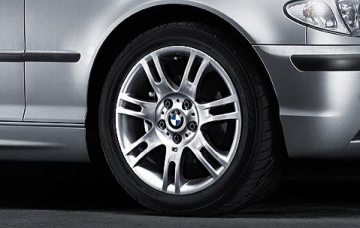 Janta aliaj usor - M Performance Double Spoke 97M - Argintiu (Silver) - 7,5JX17 ET:47 - BMW Seria 3 E46	