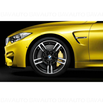 Janta aliaj usor - M Performance Double Spoke 437M - Bicolor Negru/Argintiu (Jet Black Sol. Paint) - 9Jx19 ET:29 - BMW Seria 2 F87 M2, Seria 3 F80 M3, Seria 4 F82 F83 M4 - punte fata