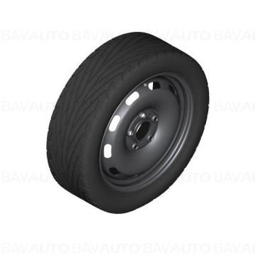 36115A56265 - Roată de rezervă compactă - Steel wheel 12 cu anvelopa Continental sContact - 115/95R17 95M - BMW Seria 2 F45, Seria 2 F46, X2 F39