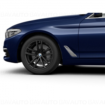 36112462550 - Roata completa de iarna - M  Performance Double Spoke 662M - Goodyear Ultra Grip 8 Performance ROF* (BMW) MOE - 245/45R18 100V XL - TPMS / RDCi - BMW Seria 5 G30 G31 - Original BMW