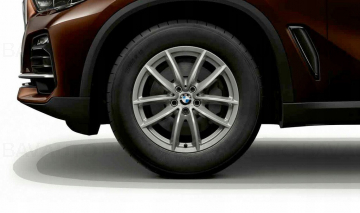 36112462590 - Roata completa de iarna - BMW V-Spoke 618 cu anvelopa Nokian Tyres WR A4* (BMW) - 255/55R18 109H XL - TPMS / RDCi pentru X5 G05 - Original BMW