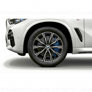 36112470605 - Roata completa de iarna - M Performance Star Spoke 740M - Michelin Pilot Alpin 5 SUV ZP* (BMW) - 275/45R20 110V XL - TPMS / RDCi - BMW X5 G05, X6 G06 - Original BMW