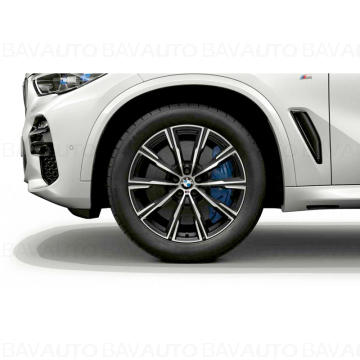 36115A81992 - Roata completa de iarna - M Performance Star Spoke 740M - Michelin Pilot Alpin 5 SUV ZP* (BMW) - 275/45R20 110V XL - TPMS / RDCi - BMW X5 G05 LCI, X6 G06 LCI - Original BMW