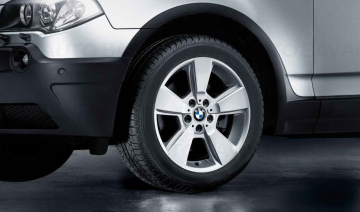 Janta aliaj usor - Star Spoke 143 - Argintiu (Silver) - 8Jx18 ET:46 - BMW X3 E83	