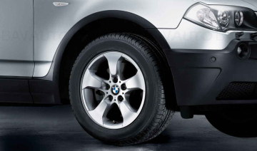 Janta aliaj usor - Star Spoke 204 - Argintiu (Silver) - 8Jx17 ET:46 - BMW X3 E83