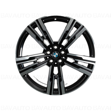 Janta aliaj usor - M Performance Star Spoke 908M - Bicolor Negru (Black 2 Solid/Bright Turned) - 9Jx21 ET:24 - BMW Seria 7 G70