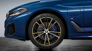 36115A2A390 - Janta aliaj usor - V-Spoke 635 - Bicolor Negru/Auriu (Night Gold Bright Polished) - 8Jx19 ET:30 - BMW Seria 5 G30 G31 G38 - Original BMW