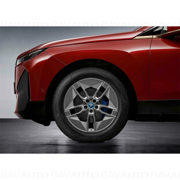 36115A4D501 - Roata completa de iarna - BMW Aerodynamic wheel 1002 cu anvelopa Goodyear Ultra Grip Performance +* (BMW) - 235/60R20 108H XL - TPMS / RDCi pentru i20 - Original BMW