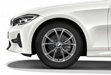 36115A4BBC3 - Roata completa de iarna - BMW V-Spoke 776 cu anvelopa Bridgestone Blizzak LM-001* (BMW) - 225/50R17 98H XL - TPMS / RDCi pentru G20, G21 - Original BMW