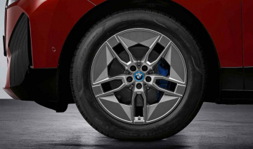 36115A4FB86 - Roata completa de iarna - BMW Aerodynamic wheel 1002 cu anvelopa Pirelli P-Zero Winter* (BMW) - 235/60R20 108H XL - TPMS / RDCi pentru i20 - Original BMW