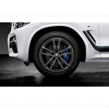 36115A604C1 - Set roți complete de vară - M Double Spoke 698M (glossy) cu anvelopa Michelin Latitude Sport 3 ZP - 245/50R19 105W XL - BMW X3/X4 G01/G02