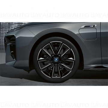 36115A64996 - Roata completa de iarna - BMW M Aerodynamic wheel 909M cu anvelopa Pirelli P-Zero Winter* (BMW) - 285/35R21 105H XL - TPMS / RDCi pentru G70 - Original BMW