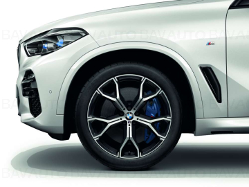 36115A819A7 - Roată completă de iarnă - M Y-Spoke 741M (bright turned) cu anvelopa Pirelli Scorpion Winter r-f - 275/40R21 107V XL - BMW X5/X6 G05/G06 LCI - punte față