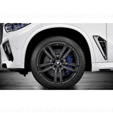 36115A819D7 - Roată completă de iarnă - M Double Spoke 808M cu anvelopa Michelin Pilot Alpin 5 SUV - 295/35R21 107V XL - BMW X5M/X6M F95/F96 LCI - punte spate
