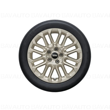 36115A8FFA8 - Roată completă de iarnă - U-Spoke 956 cu anvelopa Continental Winter Contact TS860S - 215/45R17 91H XL - Mini F65/F66/F67