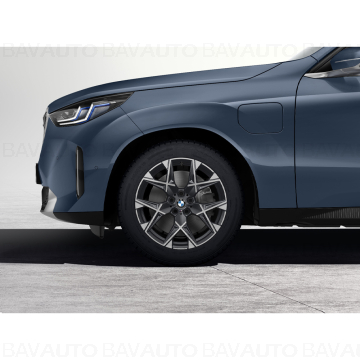 36115B4E9E2 - Roată completă de iarnă - M Y-Spoke 1035M (bright turned) cu anvelopa Pirelli P-Zero Winter - 245/50R19 105H XL - BMW X3 G45