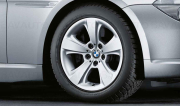 Janta aliaj usor - Star Spoke 117 - Argintiu (Silver) - 7,5Jx17 ET:14 - BMW Seria 6 E63 E64	