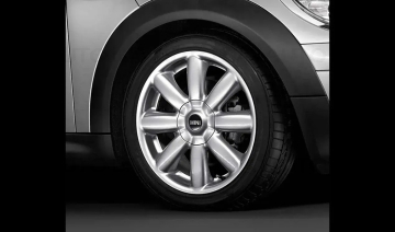 Janta aliaj usor - Crown Spoke 104 - Argintiu (Silver) - 7Jx17 ET:48 - Mini Cabrio R52 R57, Clubman R55, Coupe R58, Roadster R59, R50, R53, R56