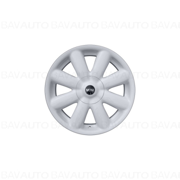 Janta aliaj usor - Crown Spoke 104 - Alb (White) - 7Jx17 ET:48 - Mini Cabrio R52 R57, Clubman R55, Coupe R58, Roadster R59, R50, R53, R56