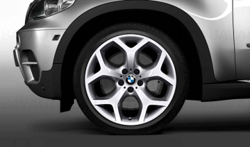 36116772250 -  Janta aliaj usor - Y Spoke 214 - Argintiu (Silver) - 11Jx20 ET:37 - BMW X5 E70, X6 E71 E72 - Original BMW