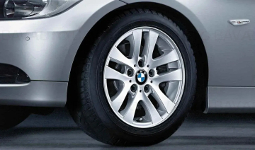 Janta aliaj usor - Double Spoke 156 - Argintiu (Reflex Silver) - 7Jx16 ET:34 - BMW Seria 3 E90 E91	