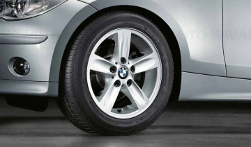 Janta aliaj usor - Star Spoke 140 - Argintiu (Silver) - 7Jx16 ET:44 - BMW Seria 1 E81 E82 E87 E88