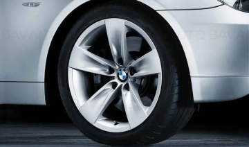 Janta aliaj usor - Star Spoke 246 - Argintiu (Silver) - 8Jx18 ET:20 - BMW Seria 5 E60 E61	