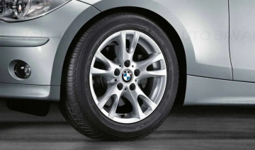 Janta aliaj usor - V-Spoke 255 - Argintiu (Silver) - 7Jx16 ET:44 - BMW Seria 1 E81 E82 E87 E88
