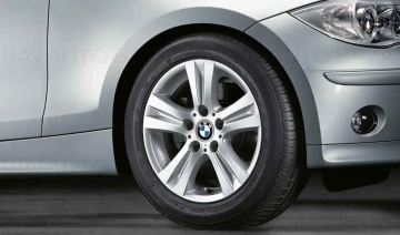 Janta aliaj usor - Double Spoke 222 - Argintiu (Silver) - 7Jx16 ET:44 - BMW Seria 1 E81 E82 E87 E88