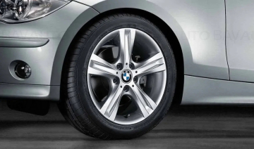 Janta aliaj usor - Star Spoke 262 - Argintiu (Silver) - 7,5Jx17 ET:47 - BMW Seria 1 E81 E82 E87 E88	