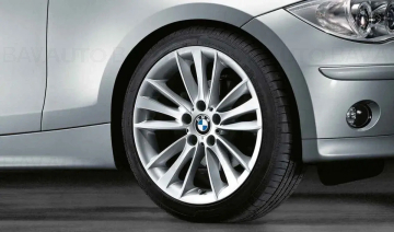 Janta aliaj usor - W-Spoke 263 - Argintiu (Silver) - 7,5Jx18 ET:49 - BMW Seria 1 E81 E82 E87 E88	