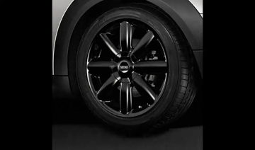 Janta aliaj usor - Crown Spoke 104 - Negru (Jet Black Uni) - 7Jx17 ET:48 - Mini Cabrio R52 R57, Clubman R55, Coupe R58, Roadster R59, R50, R53, R56	
