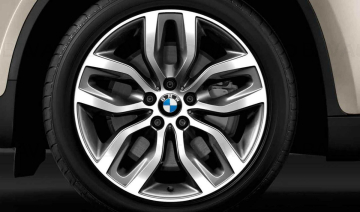 36116788027 - Janta aliaj usor - Y-Spoke 337 - Bicolor Gri (Schiefer Grey/Bright Turned) - 10Jx20 ET:40 - BMW X5 E70, X6 E71 - Original BMW