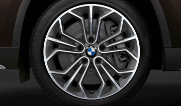 Janta aliaj usor - Honeycomb Styling 323 - Bicolor Gri (Space Grey/Bright Turned) - 8Jx18 ET:30 - BMW X1 E84