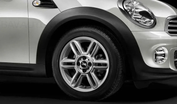 Janta aliaj usor - 6 Star Twin Spoke R119 - Argintiu (Silver) - 6,5Jx16 ET:48 - Mini Cabrio R57, Clubman R55, Coupe R58, Roadster R59, R56	